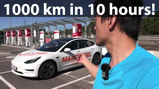 Tesla Model 3 SR+ 1000 km challenge