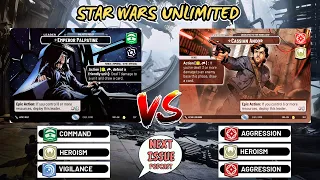 PALPATINE Vigilance vs CASSIAN ANDOR Aggression | Star Wars Unlimited  | FFG | LoneStar Pack Breaks