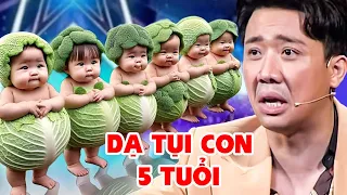 DÀN CA SĨ NHÍ 5 TUỔI HÁT QUÁ DỄ THƯƠNG Khiến Trấn Thành BẤT NGỜ THƯỞNG NÓ.NG | THVL