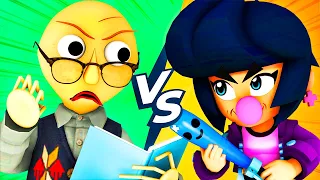 Балди Плюс vs Бравл Старс - Фильм (Ной Все Серии Подряд Brawl Stars Baldi 3D Анимация Челлендж)