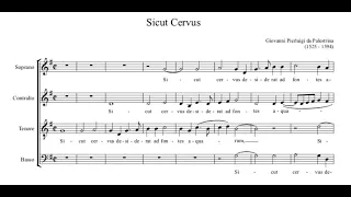 Giovanni Pierluigi da Palestrina - Sicut cervus