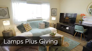 A Sense of Home and Lamps Plus Partner to Help a Family in Need