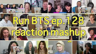 [BTS] Run BTS 달려라 방탄 ep.128｜reaction mashup