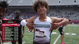 Boys 4x400m Relay Championship Final Section 5 - New Balance Nationals Outdoor 2023