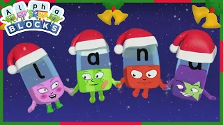 🎅 Happy Christmas from the Alphablocks! ⛄ | How to read party special | @officialalphablocks
