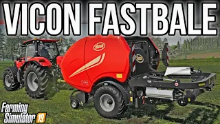 Make Round Bales Without Ever Stopping! | Kverneland Vicon DLC | Farming Simulator 19