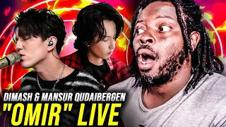 HE'S THE BEST!! DIMASH & MANSUR QUDAIBERGEN "OMIR" LIVE | REACTION