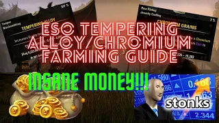 NEW!!! Elder Scrolls Online EASY Tempering Alloy/Chromium farm 2020 (INSANE MONEY, see description)