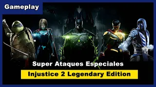 Injustice 2 Todos los Ataques Especiales Todos los Personajes DLC en Español Latino