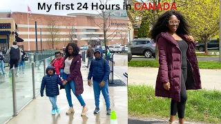 My first 24 Hours in Canada | Relocating from Nigeria to Canada| Permanent Residence |Travel Vlog
