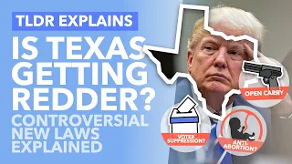 Texas' Controversial Legislative Session: Anti-Abortion, Open Gun Carry & Voter Reform - TLDR News