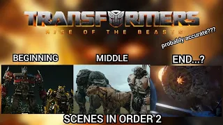 Transformers Rise of the Beasts Trailer Scenes In Order 2! New Footage! +Extended Scenes!