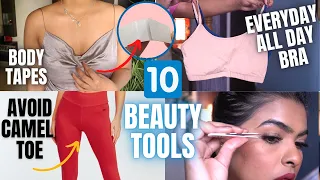 10 beauty Tools/ Products Every Woman Must Have (Part 3)| Body Tapes, Period Cramps, Frizzy Hair ..