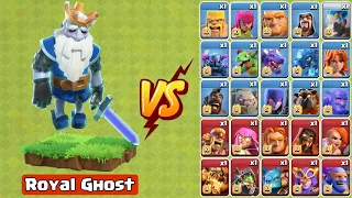 New Royal Ghost vs All Troops | Halloween Update | Clash of Clans