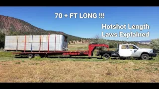 Overlength?!? Hotshot Trucking Length Laws Explained