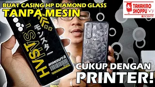 BIKIN CUSTOM CASING HP DIAMOND GLASS TANPA RIBET DAN TANPA MESIN !