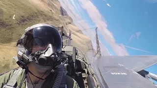 Breathtaking Aerial Footage From F-15E Strike Eagle Cockpit