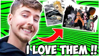 I asked @MrBeast His Favorite Animes....