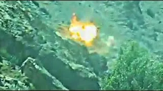 TOW Missile Strikes Taliban Cave