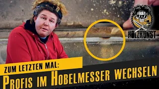 zum letzten Mal: Hobelmesser wechseln mit Profis / Holzkunst Scholz / Holzkunst Scholz offiziell