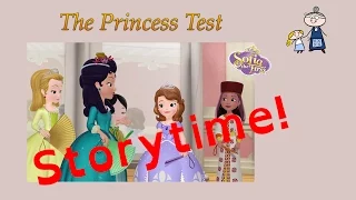 Bedtime Story   Sofia the First Read Along   THE PRINCESS TEST ~ Story Time!  ~  Read Aloud Books