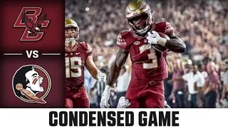 Boston College vs. Florida State Condensed Game | 2022 ACC Football