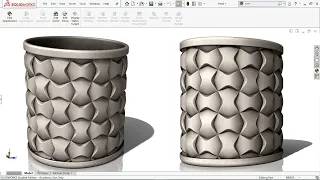 Exercise 60: How to make 'Texture on Cylindrical Object' in Solidworks 2018