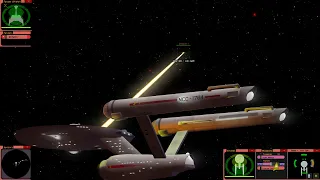 Star Trek Bridge Commander TOS  Constitution Class vs. Klingon D-7