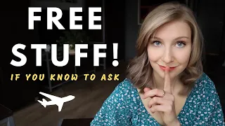 15 THINGS YOU CAN GET FOR FREE ON YOUR NEXT FLIGHT // Things to Get Free on a Plane 2024