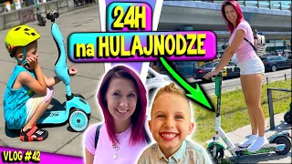 24H NA HULAJNODZE CHALLENGE 🛴 *nie wierzę, że to zrobił!* Marivo Vlog #42