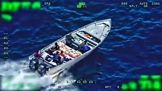 U.S. Coast Guard Stops Go-Fast Cocaine Boat (2019)