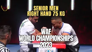 2023 WAF 75 KG RIGHT HAND SENIOR MEN ALL MATCHES