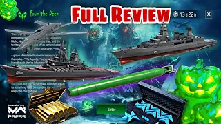 FROM THE DEEP - Event Items Full Review And How To Get Them! - Modern Warships