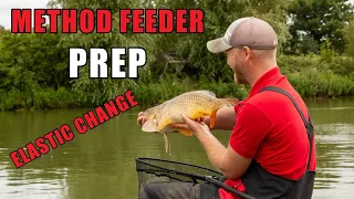 METHOD FEEDER FISHING PREP | CHANGING ELASTIC | THE BEST KNOT!!