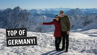 We went to Germany's HIGHEST mountain! (EPIC day at Zugspitze)