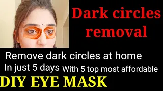 Remove dark circles at home in just 5 days with top5 most affordable DIY EYEMASK #jsuperkaur