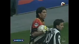 Juventus - Parma / Serie A 1997-1998 (Del Piero, Zidane, Crespo, Chiesa, Buffon, Cannavaro, Thuram)