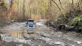 JEEP KJ LIBERTY OFFROAD | HARRISON LAKE EXPLORE | SNORKELING