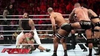 John Cena competes in a 4 on 3 Handicap Match  Raw, June 23, 2014   YouTubevia torchbrowser com Segm