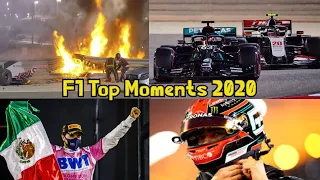 The Top 10 Moments Of The 2020 F1 season