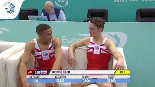 Great Britain - 2018 Tumbling European silver medallists, men's team