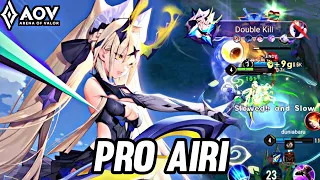 AOV : AIRI GAMEPLAY | PRO GAMEPLAY - ARENA OF VALOR LIÊNQUÂNMOBILE ROV COT