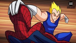 Dragon Ball Z VS Marvel Superheroes - What If Battle [ DBZ Parody ]