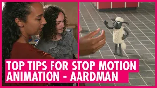 Trying Stop Motion Animation - Top Tips with Shaun The Sheep - Aardman Animations