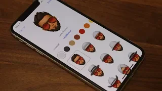 iOS 12 on iPhone X - Make an Animoji of Yourself using Memoji