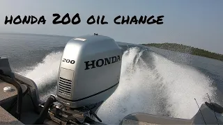 How to change Oil on your Honda Outboard