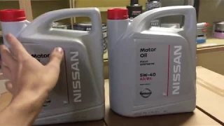 Моторное масло Nissan (как отличить подделку)