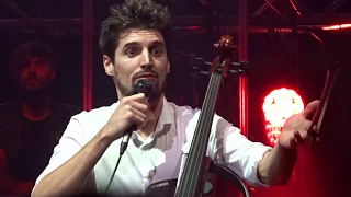 2CELLOS - intro speech in Budapest