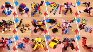 [2023 version] 117+ minutes! 38 LEGO brick transformers MOC 3d animations!