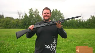 Mossberg Maverick 88 12 Gauge Pump Action SHOTGUN First SHOT Review!